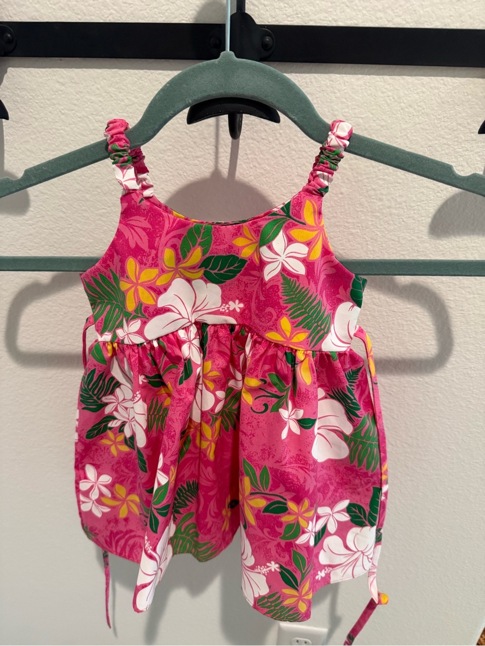 Toddler Pink Tropical Floral Sundress